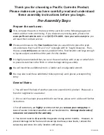 Preview for 2 page of Raleigh PC-14000 Assembly Instructions And Owner'S Manual