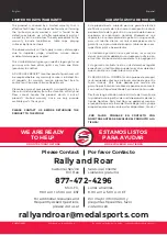 Preview for 2 page of Rally and Roar AH054Y19003 Assembly Instructions Manual