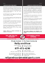 Preview for 2 page of Rally and Roar SOC040 018P Assembly Instructions Manual