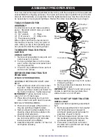 Предварительный просмотр 8 страницы Rally AG15538A Owner'S Manual