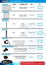 Preview for 2 page of Rally H2o Fencing Quick Start Manual