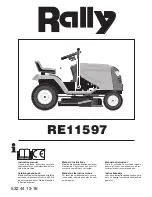 Preview for 1 page of Rally RE11597 Instruction Manual