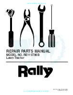 Rally RE115T96B Repair Parts Manual предпросмотр