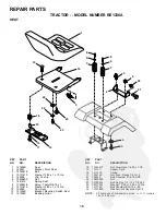 Предварительный просмотр 19 страницы Rally RE1338A Assembly/Repair Parts Manual