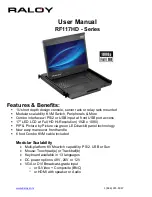 Raloy RF117HD-Series User Manual preview