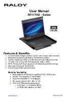 Preview for 1 page of Raloy RF117HDM User Manual