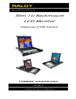 Предварительный просмотр 1 страницы Raloy Slim 1U Rackmount User Manual