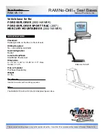 Предварительный просмотр 1 страницы Ram Mounts No-Drill RAM-VB-112 Installation Instructions