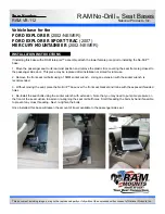 Предварительный просмотр 2 страницы Ram Mounts No-Drill RAM-VB-112 Installation Instructions