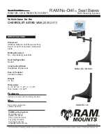 Ram Mounts No-Drill RAM-VB-136 Quick Manual preview