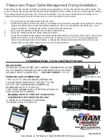 Предварительный просмотр 2 страницы Ram Mounts RAM-HOL-MOT9PLU Assembly Instructions