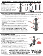 Preview for 1 page of Ram Mounts RMR-INS-B-309-7 Assembly Instructions
