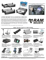 Предварительный просмотр 2 страницы Ram Mounts TOUGH-TRAY Assembly Manual