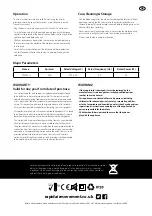 Preview for 3 page of RAM 08-355-295 Operating Instructions Manual