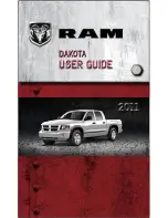 RAM 2011 DAKOTA User Manual preview