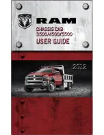 RAM 2012 5500 Chassis Cab User Manual preview