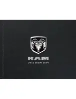 Предварительный просмотр 1 страницы RAM 2013 1500 Big Horn QUAD User Manual