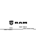 RAM 2015 1500 Owner'S Manual предпросмотр