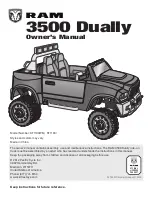 Preview for 1 page of RAM 3500 Dually KT1100i Owner'S Manual