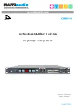 Preview for 1 page of RAM CDM510 Manual