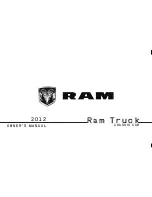 RAM Chassis Cab 2012 Owner'S Manual предпросмотр