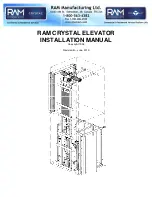 Preview for 1 page of RAM CRYSTAL Installation Manual