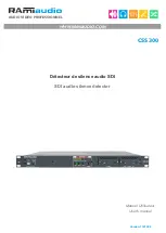 RAM CSS300 User Manual preview