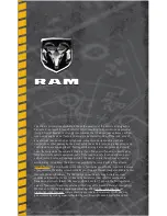 Предварительный просмотр 2 страницы RAM DACOTA 2011 Owner'S Manual