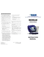 RAM Microlab 350/450 Instruction Manual preview