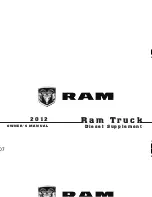 Предварительный просмотр 1 страницы RAM Ram 2012 Owner'S Manual