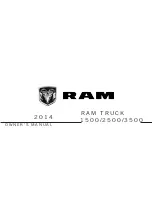 RAM TRUCK 1500 2014 Owner'S Manual preview