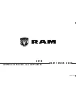 Preview for 1 page of RAM Truck 2500 2018 Supplement Manual