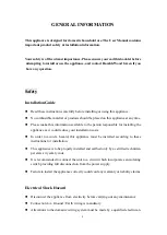 Preview for 2 page of Ramblewood Green EC2-23 User Manual