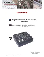 Rami audio PJO 555 User Manual preview