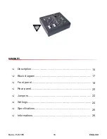 Предварительный просмотр 15 страницы Rami audio PJO 555 User Manual