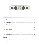 Предварительный просмотр 3 страницы Rami AMC 308 User Manual