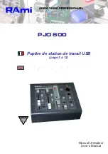 Rami PJO 600 User Manual preview
