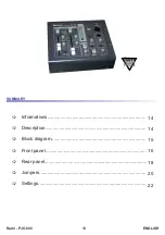 Предварительный просмотр 13 страницы Rami PJO 600 User Manual