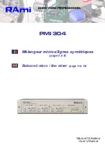 Preview for 1 page of Rami PMI 304 User Manual