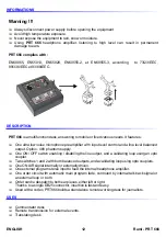 Предварительный просмотр 12 страницы Rami PRT 666 User Manual