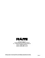 Preview for 28 page of Rami RJO 700 User Manual