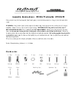 Предварительный просмотр 1 страницы ramia BORA 1350 Assembly Instructions Manual