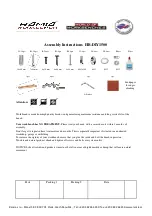 ramia HB-DIY1500 Assembly Instructions Manual preview