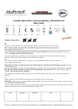 Предварительный просмотр 1 страницы ramia PRO-A1600 Assembly Instructions