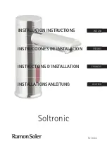 Preview for 1 page of Ramon Soler Soltronic 8102 Installation Instructions Manual