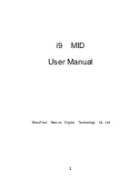 Ramos i9 MID User Manual preview