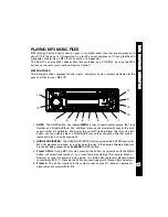 Предварительный просмотр 17 страницы Rampage AM/FM/MPX Radio ACD-91 Owner'S Manual