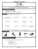 Rampage TrailView Soft Top Installation Instructions Manual preview