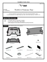 Preview for 1 page of Rampage Trailview Tonneau Top Installation Instructions Manual