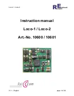 Rampino Elektronik 10600 Instruction Manual preview